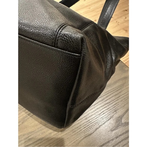 *SOLD* Chanel Black Leather Tote Bag - Picture 12 of 15